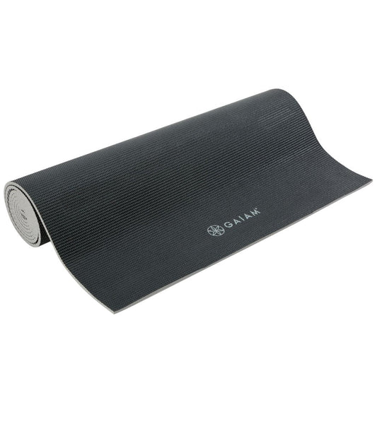 Gaiam Atheletic Yoga Dynamat 78" 5mm Grey/Black
