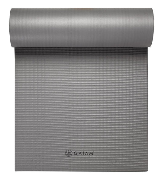 Gaiam Fitness Mat 23.6" 15mm Grey